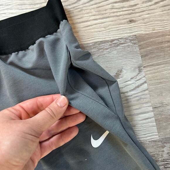 Nike Dri-FIT Joggers Gray Black Waistband Men’s XL Moisture Wicking Pants - Picture 2 of 8